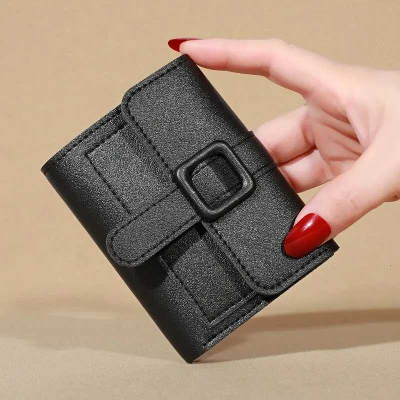 Women Short Wallet Small Fashion Luxury Brand Leather Purse Ladies Card Bag For Women Clutch Female Purse Money Clip Wallet 2024T251119