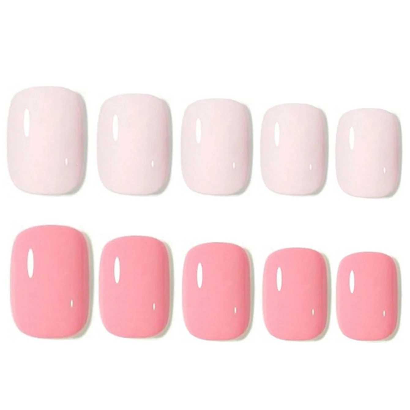 120PCS-Short Square Red Series Fake Nails Art Set- Full Cover Fake Nail Set For Stylish Women Girls Perfect for DailyT251118T251119