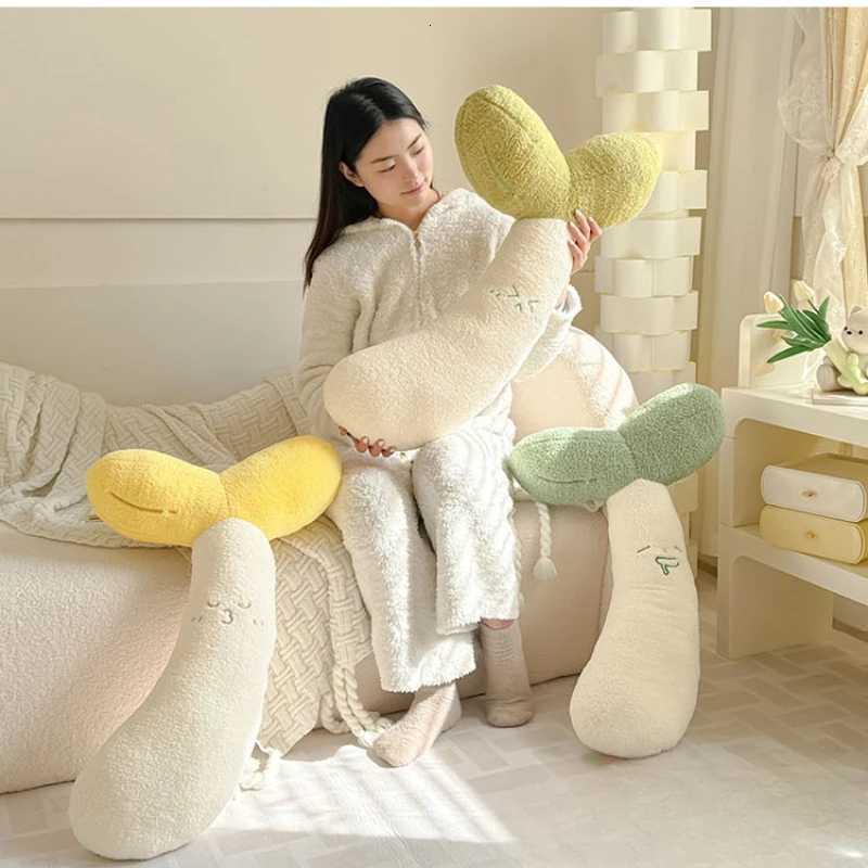 Bean Sprout Strip Cartoon Style Cute Girl Sleeping Special Leg Clipping Bed Side Sleeping Cushion Can Be WashableM251119