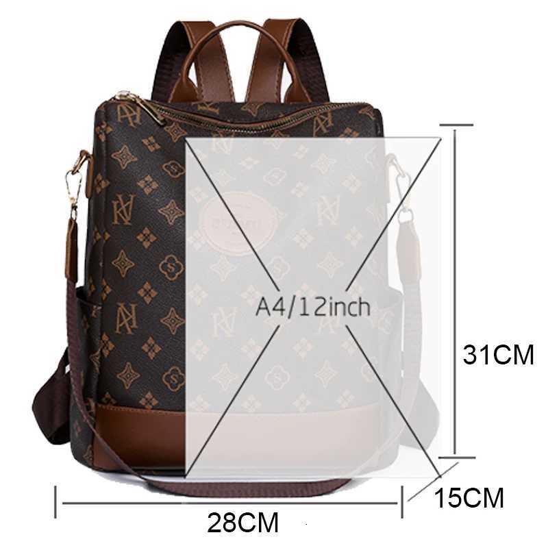 Women Large Capacity Backpack Purses High Quality Leather Female Vintage Bag School Bags Travel Bagpack Ladies Bookbag RucksackW251119