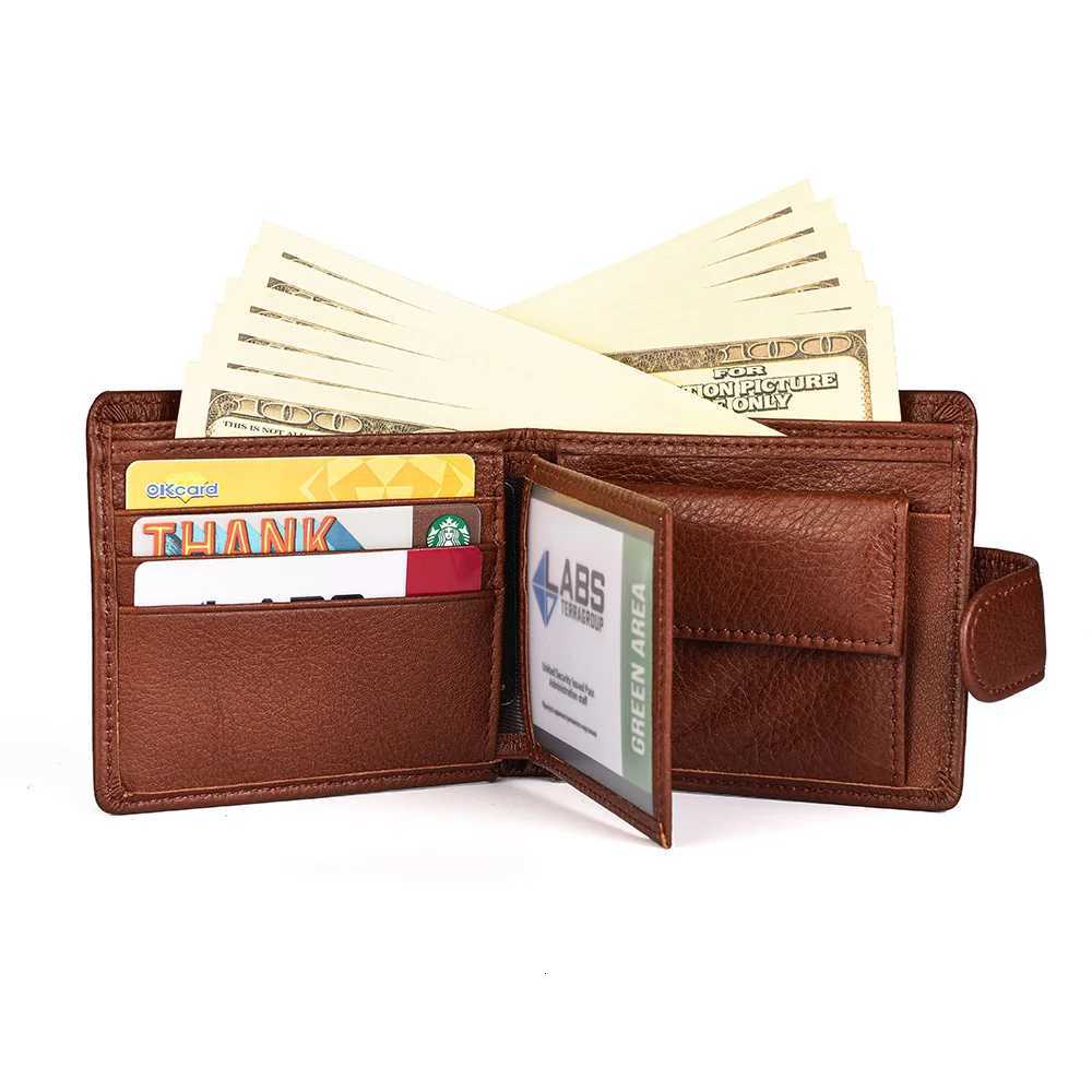 Genuine leather Mens Wallet Classic Style Short Multi-Card Wallet Coin Pocket Wallet High-End Minimalist wallet for MenT251119