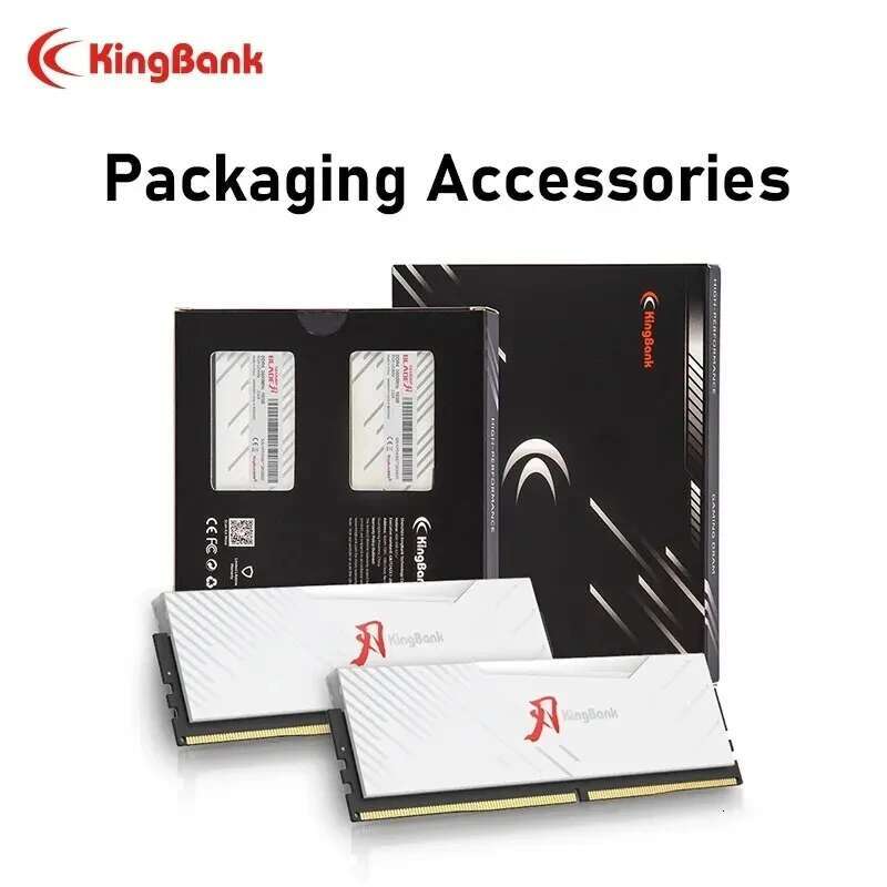 KingBank brand series DDR5 RGB RAM Memory PC 16GB 32GB 48GB 48GBx2 64GB 6000/6400/6800/7200MHz RAM for Desktop Hynix Chip