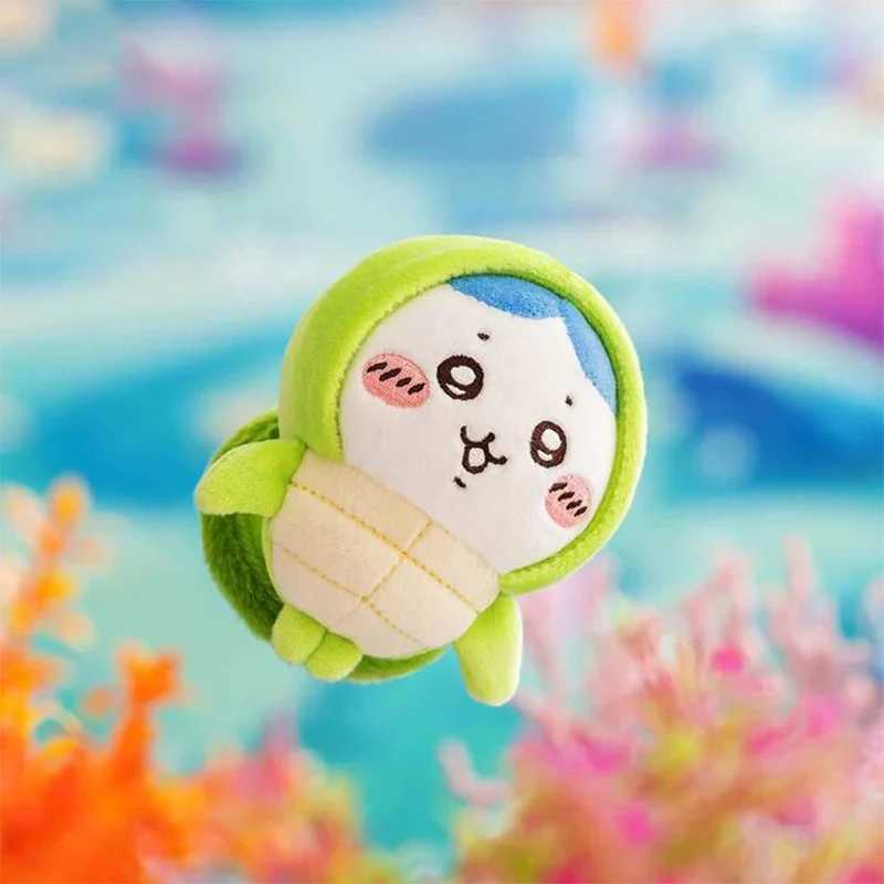 New Arrival Kawaii Chiikawas Cute Marine Animal Plush Doll Hachiware Usagi Plush Keychain Pendant Cute Cartoon Bag Charm Gift T250419