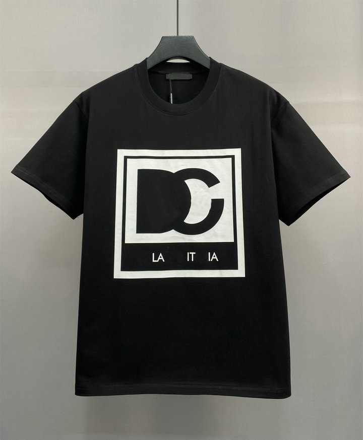 Mens T-shirt High quality fashion casual simple embroidery heavy cotton T-shirt male and female couples must have Asia size m-4xl 666