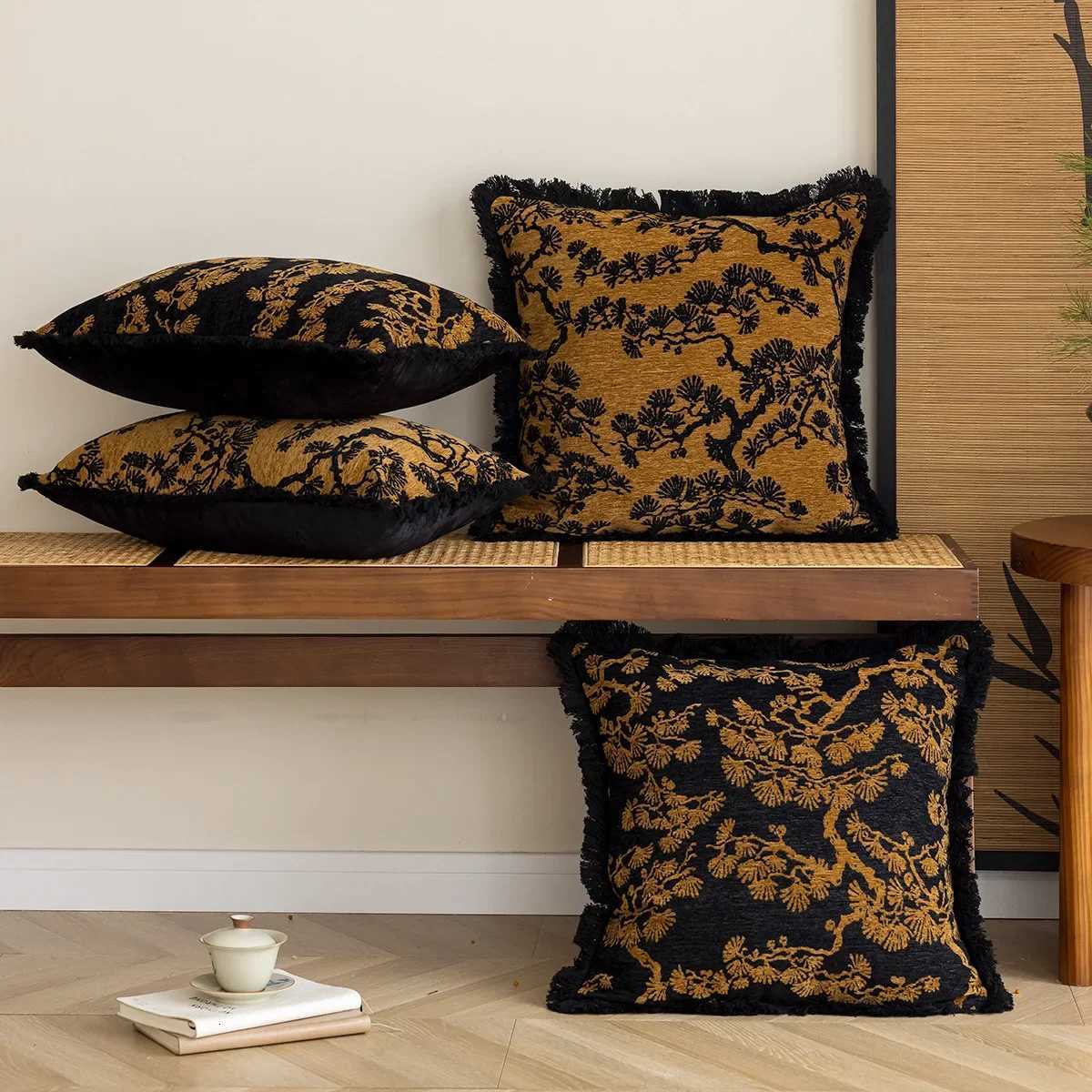 30x50/45x45cm Sofa Throw Cover New Chinese Classical Home Decoration Cushion Cover Living Room Bedroom Couch caseM251119