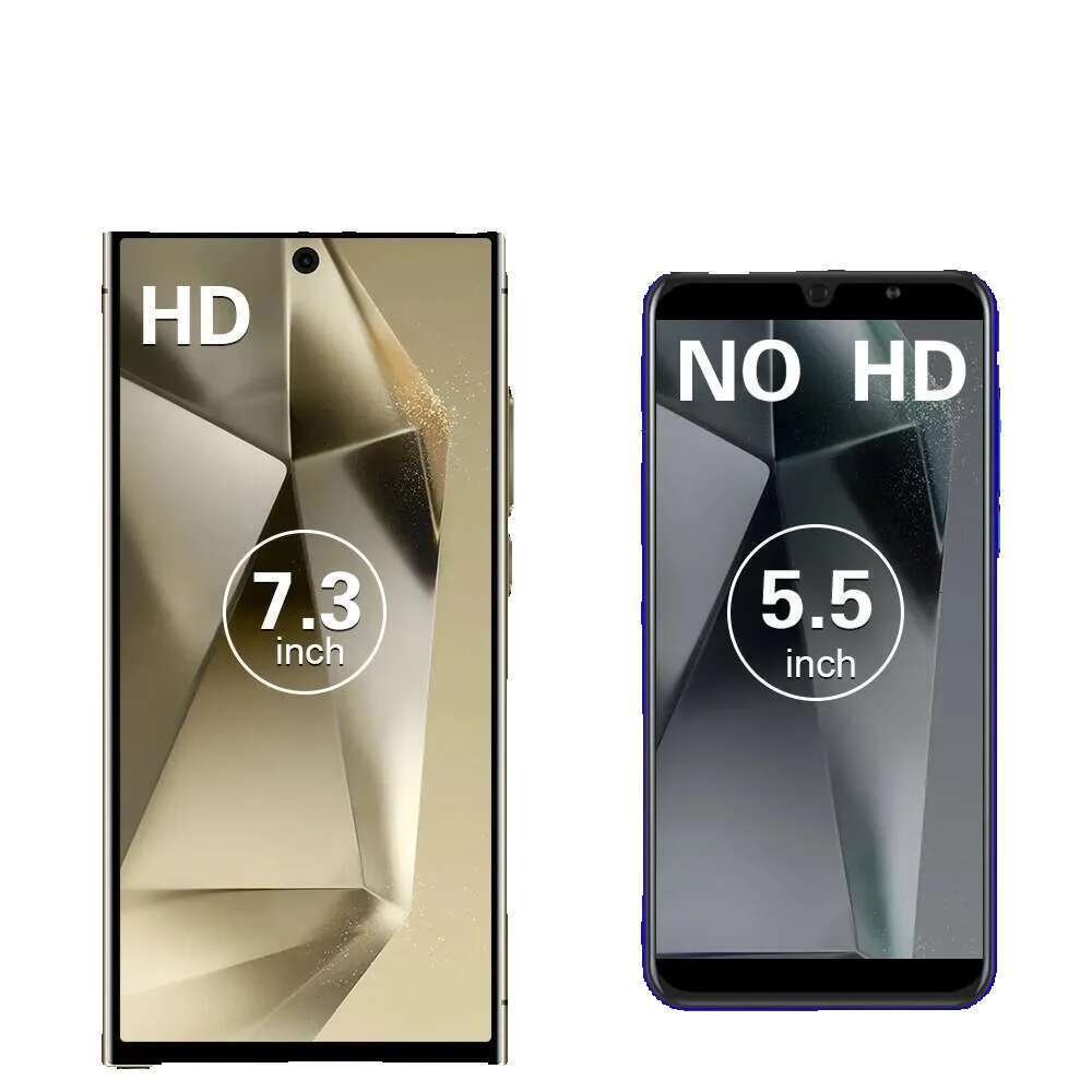 S24 7.3 inch extra large mobile unlock touch screen Android smart 13 system camera phone HD display face recognition 1TB high-end custom