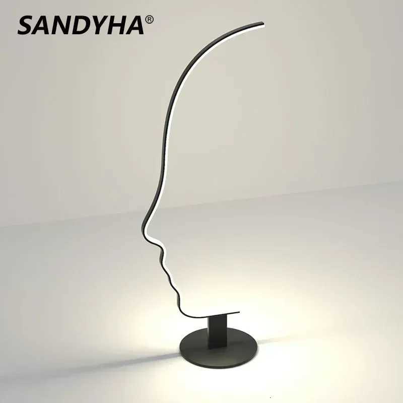 SANDYHA Modern LED Floor Lamp Lights Home Decor Restaurant Hotel Living Dining Room Bedroom Study Lighting Sofa Lamps M251119