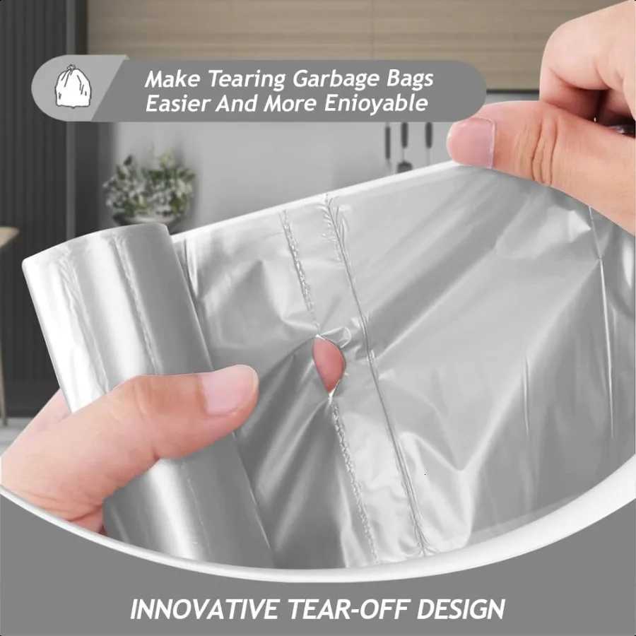 4 Gallon 330 Counts Strong Trash Bags Garbage Bags by Bathroom Trash Can Bin Liners Small Plastic Bags for home office kitchen C251119