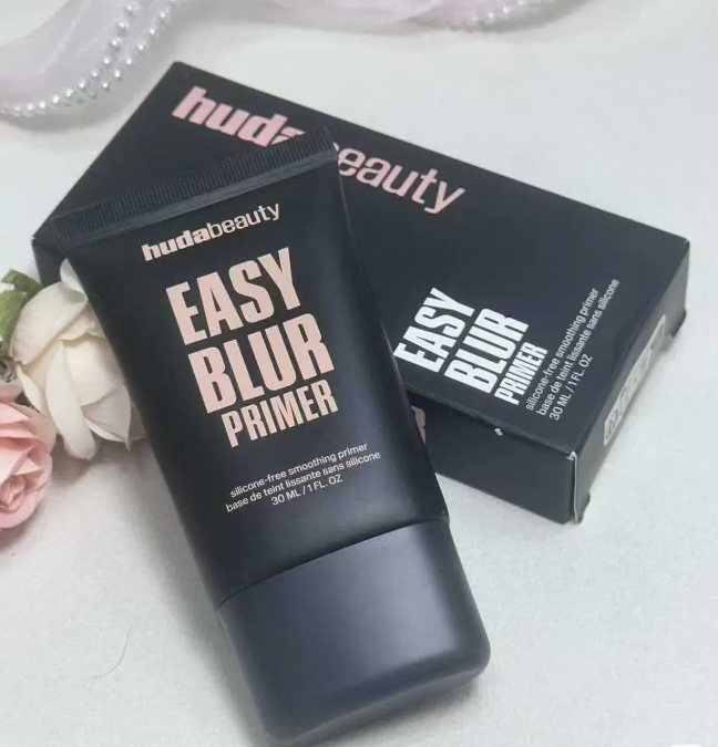 HUDA Beauty New Easy Blur Primer Silicone Free Smooth Pore Pre Makeup Lotion 30ml Brightening Soft Focus Oil Control