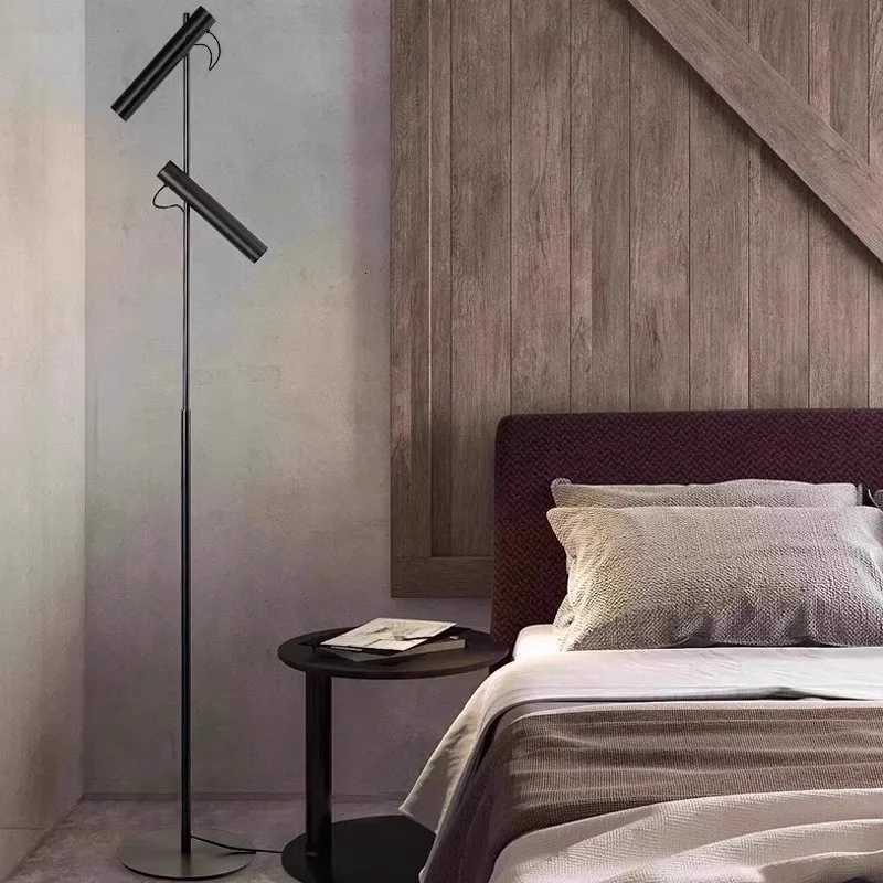 Minimalist Modern Nordic LED Floor Lamp Living Room Bedroom Study Model Room Designer Adjustable Sofa Standing GU10Lamp M251119
