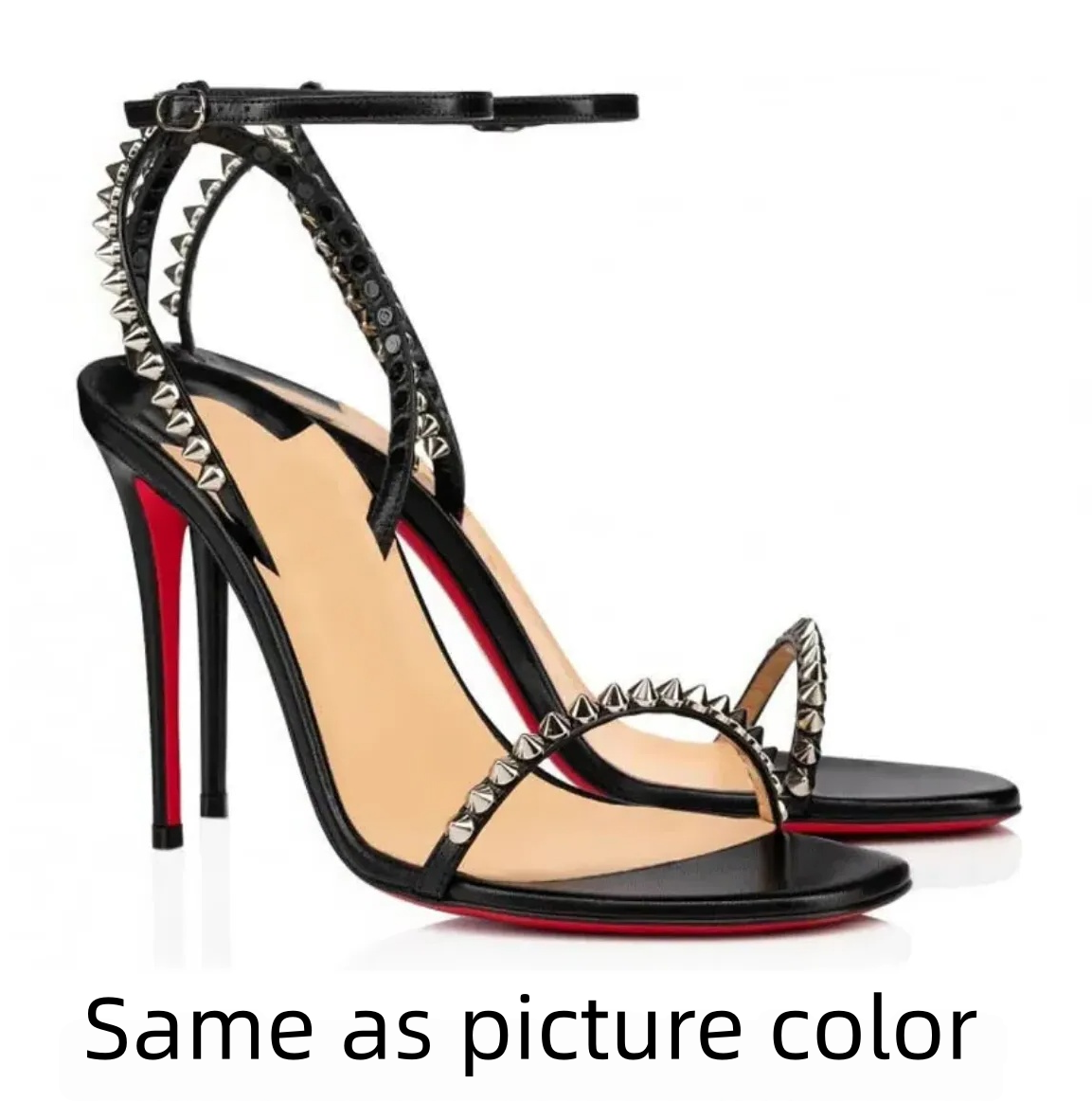 Designer Women High Heels Red Shiny BottomShoes 6cm 8cm 10cm 12cm Stiletto Genuine Leather Woman Pumps Wedding Shoes Sexy Party Sandals Eur 35-43 3058