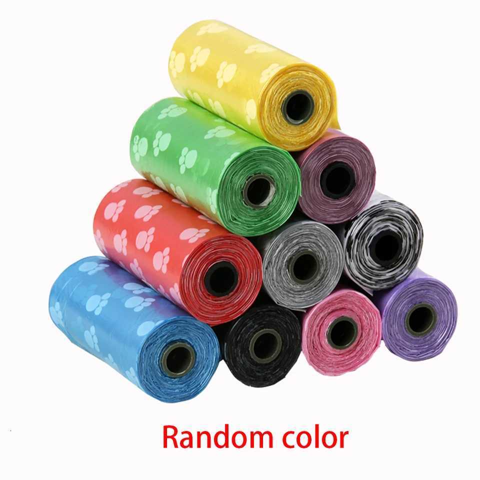 Dog Poop Bag Garbage Cleaning Pet Supplies Dog Roll Changing Bag Leak-proof and Tear-proof Suitable for Dogs Outdoor Walking C2511194