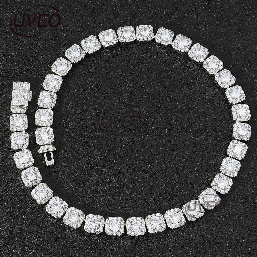 Luxury designer Ice out VVS Moissanite necklaces, men's and women's hip hop tennis chains Free delivery