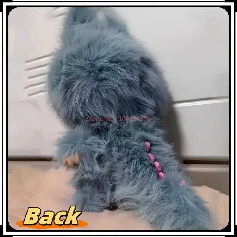 Free shipping Inventory 38cm Monster Labubu Zimomo Cat Creative Diy Image Pendant Copy Desktop Decoration Doll Festmailgift