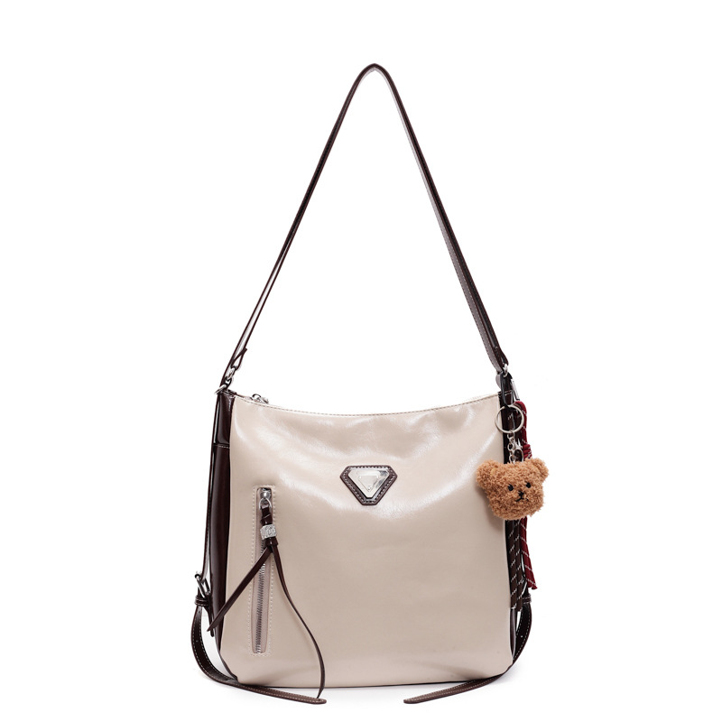 new vintage high-end single-shoulder bag large capacity high-value women's bag multi-functional tote bag backpack