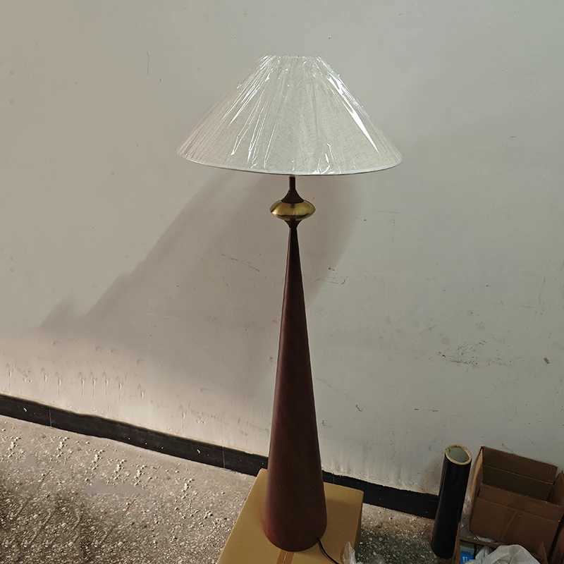 Japanese Designer Wabi-sabi Minimalist Floor Lamp Cloth Cover Art Decorative Stand Lights Living/Model Room Sofa Bedroom Bedside M251119