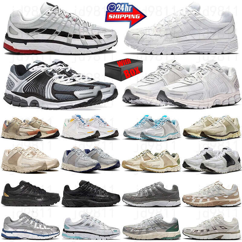 Designer P6000 Trainer P 6000 Anthracite Grey Shadow grey Metallic Sier Triple White V5 Men Women Sneakers OutdoorTrainers Running Shoes With Box shoes
