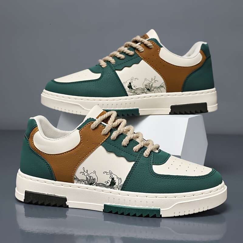 designer shoes sneaker Comfortable Men's Retro Sneakers Low Top Lace-Up Slip-Ons Outdoor Activities and Daily Casual Wear high quality