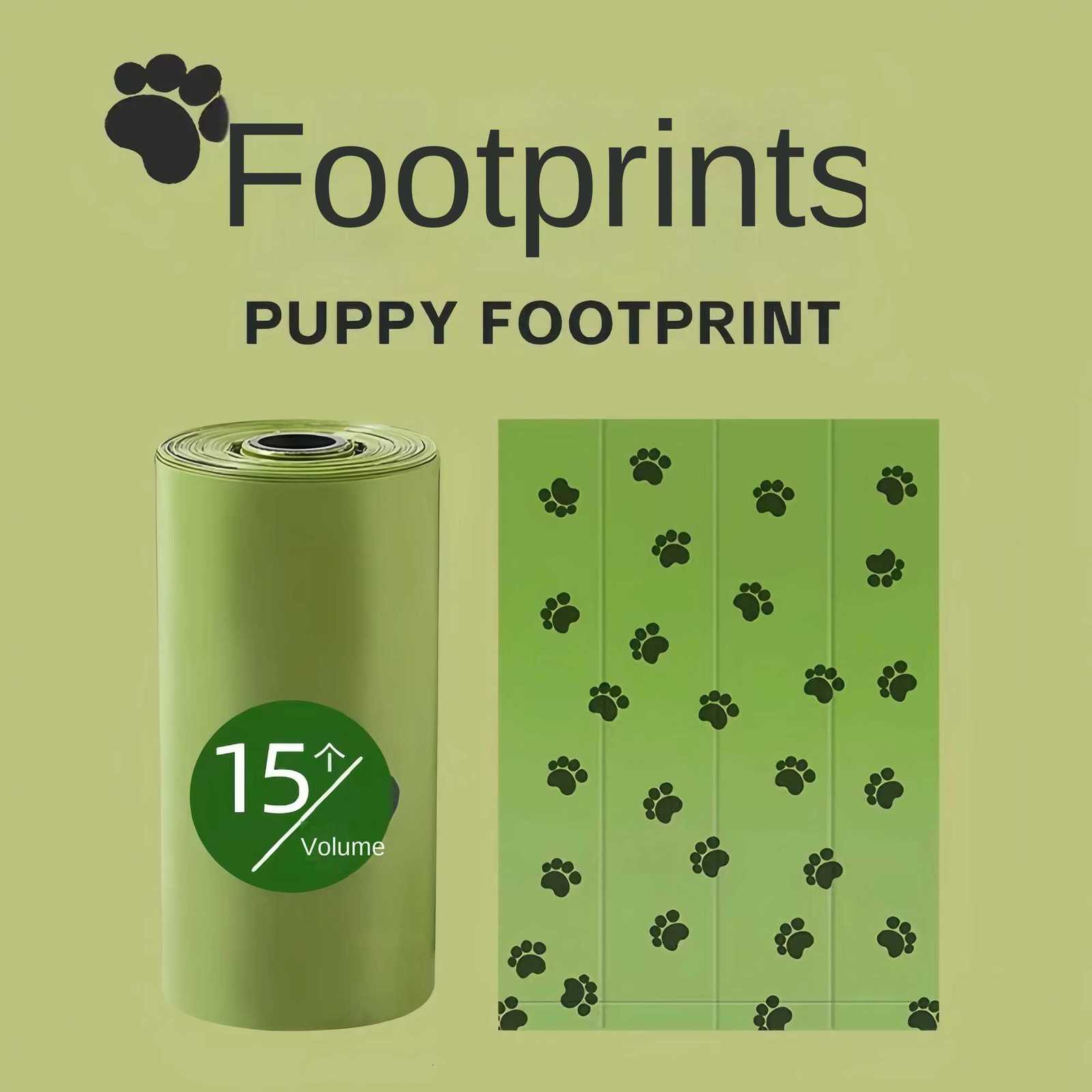 Pat Dog Poop Bag Environmental Protection Degradable Dog Cat Poop Bag Outdoor Cleaning Poop Bag Outdoor Clean Pets Supplies C251119