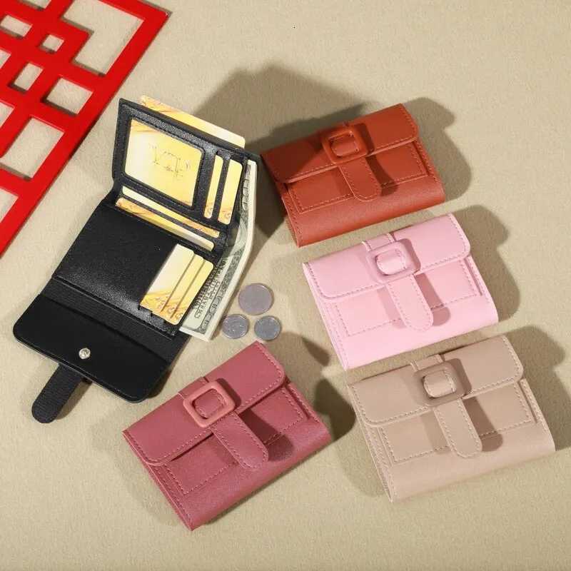 Women Short Wallet Small Fashion Luxury Brand Leather Purse Ladies Card Bag For Women Clutch Female Purse Money Clip Wallet 2024T251119