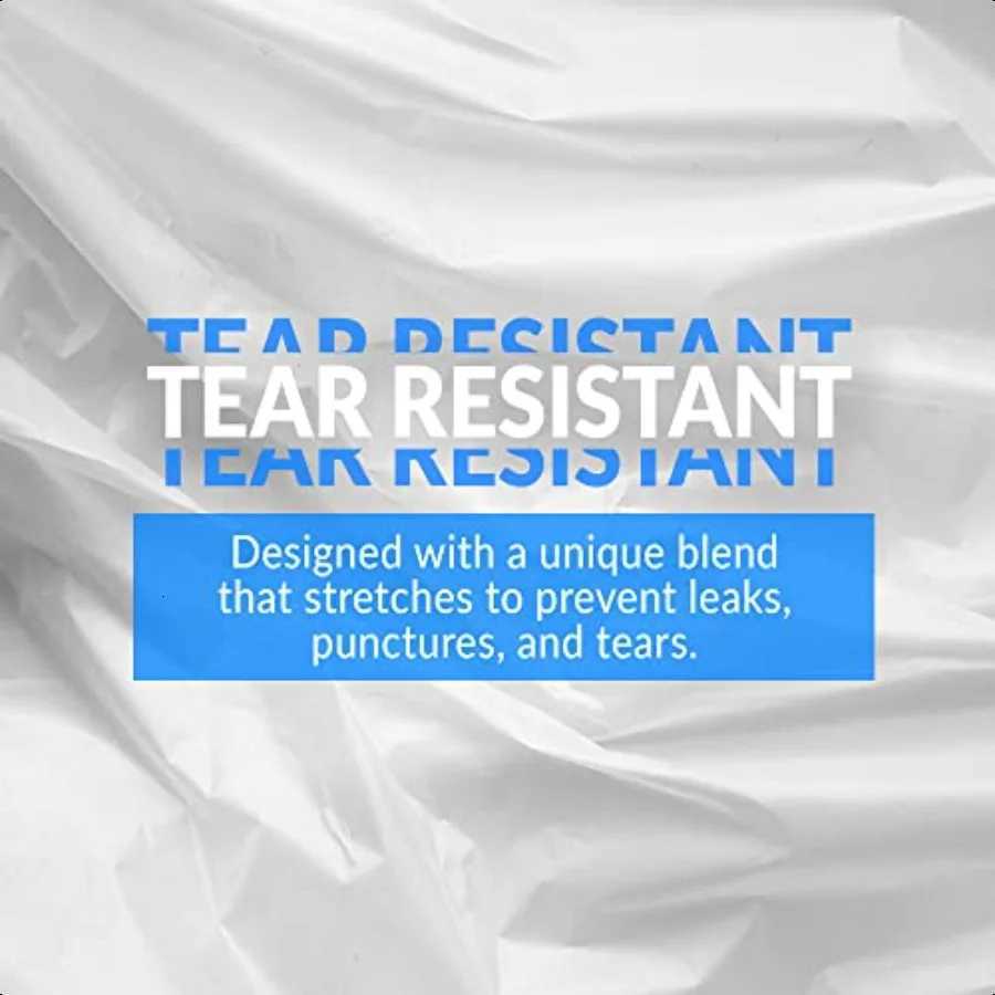 13 Gallon Trash Bags 250 Bags Clear Tall Kitchen Strong Garbage C251119