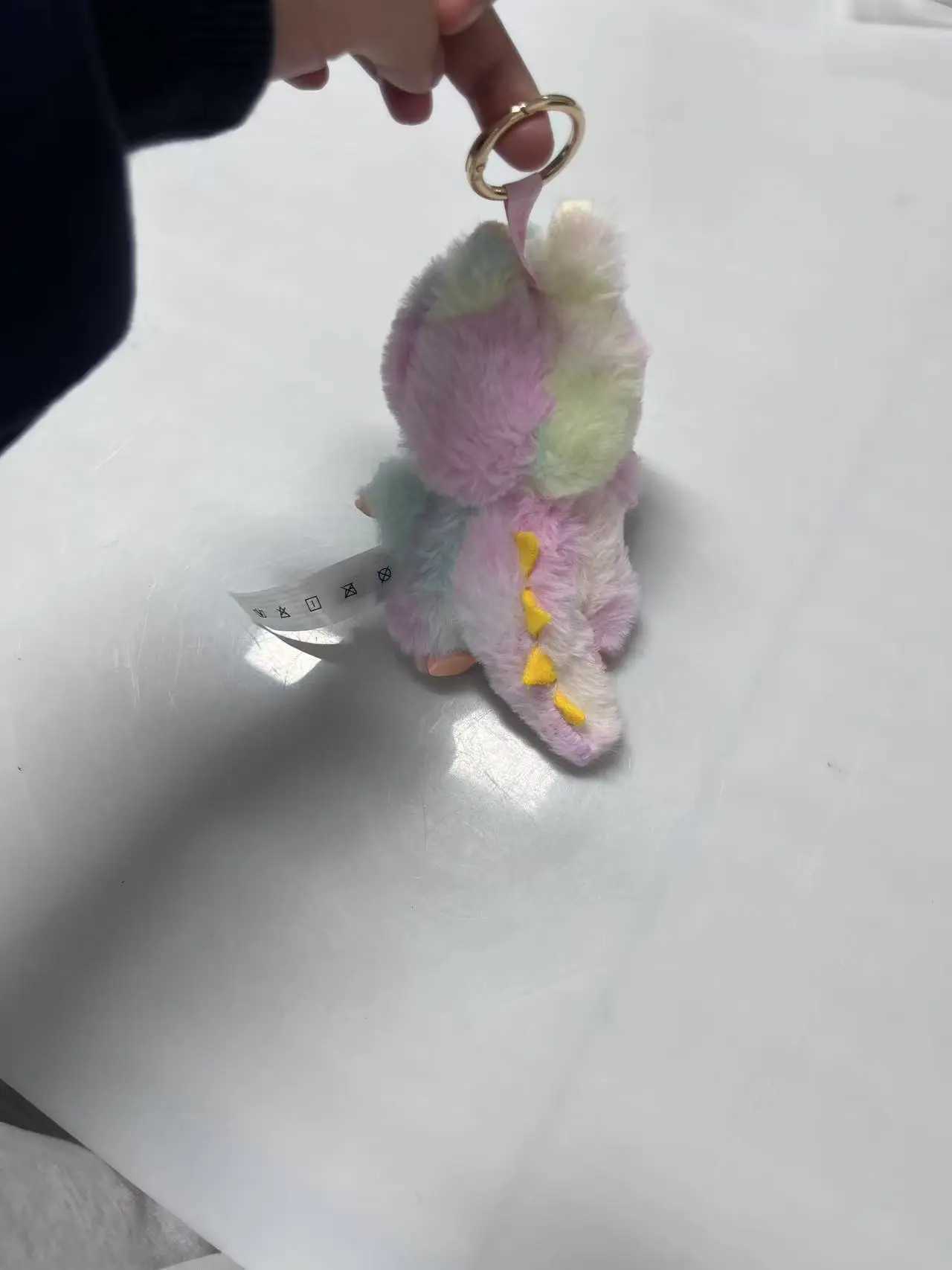 ZIMOMO Rainbow Labubu Tail Leader Fashion Creative Change Doll Shape Vinyl Pendant Doll Model Toy Copy Toy Birthday G W250419