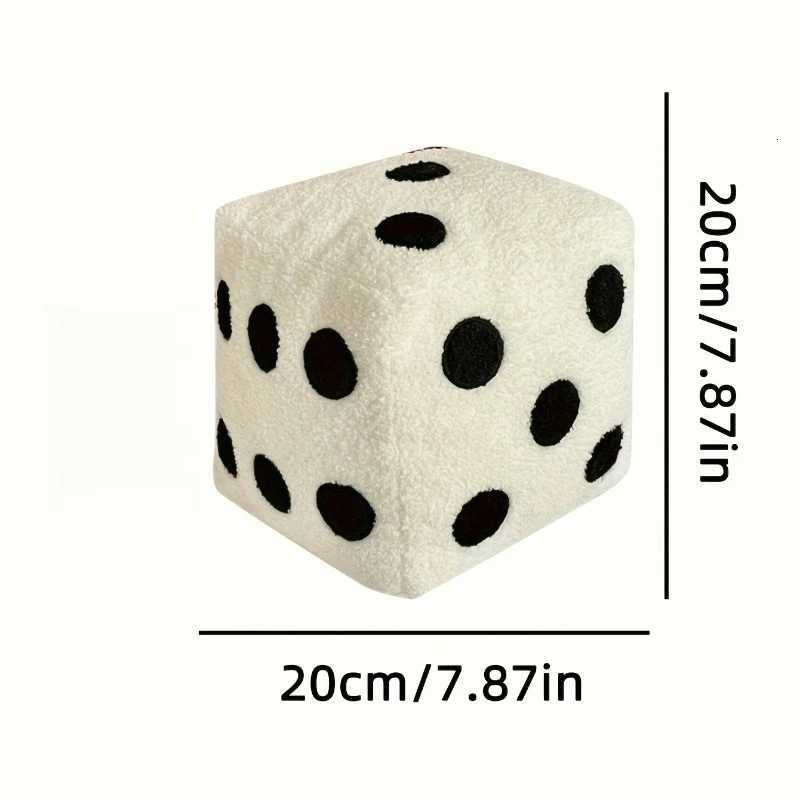 1pcs Dice-Shaped Decorative Throw PP Cotton Filled Cushion Cover for Sofa Bed Living Room Geometric Home Decor M251119