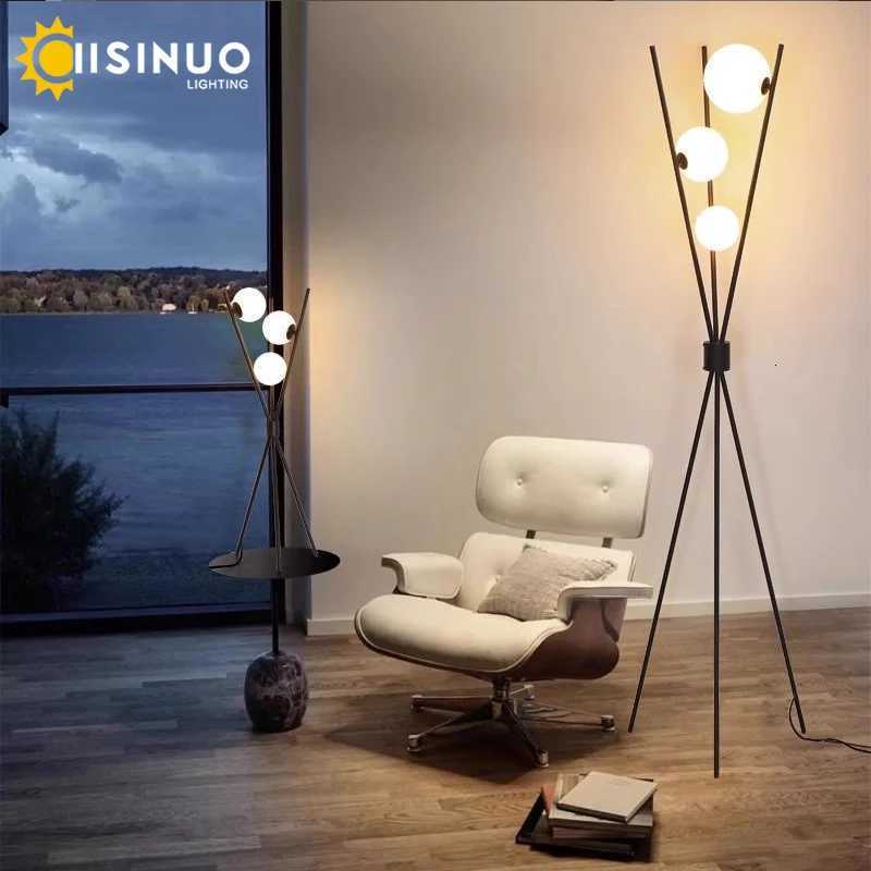Moon Standing Lamp LED Minimalist Designer Floor Light for Sofa Background Living Room Study Room Art Home Decor Lighting Fixtur M251119