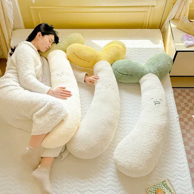 Bean Sprout Strip Cartoon Style Cute Girl Sleeping Special Leg Clipping Bed Side Sleeping Cushion Can Be WashableM251119