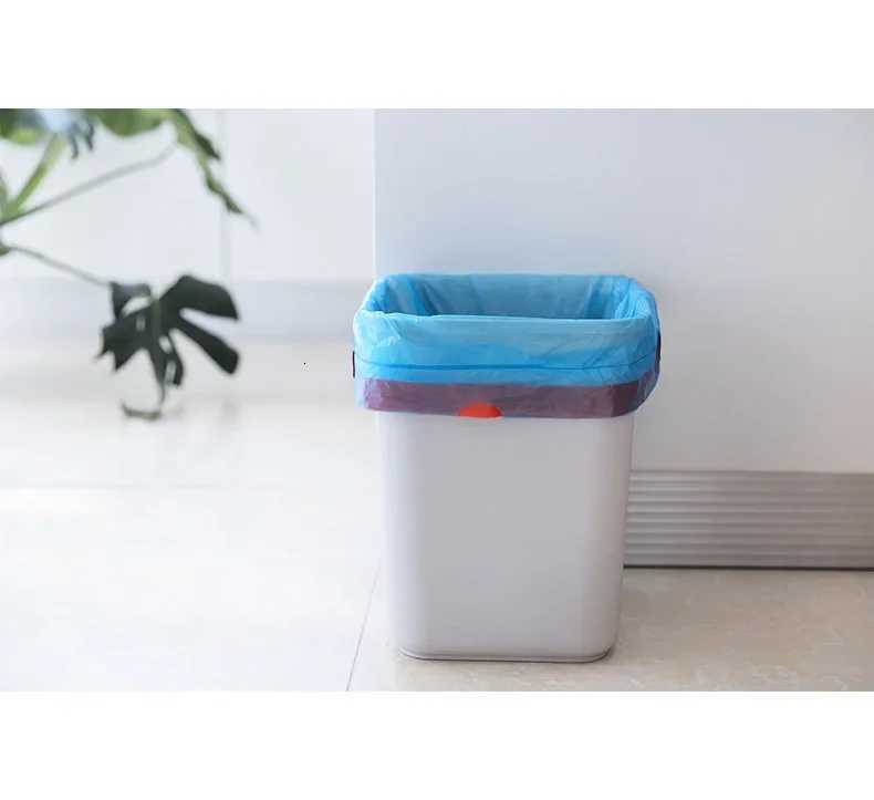 15/30 Pcs Drawstring Garbage Bag Household Large Color Portable Automatic Closing Thickened Black Drawstring C251119