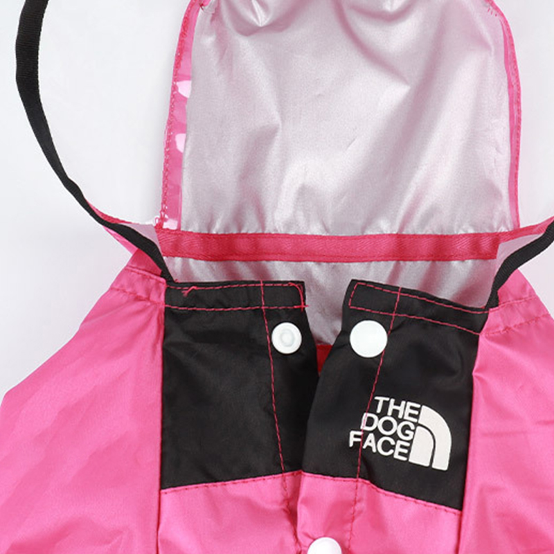 Dog Rain Coat Pet Clothes Waterproof Canine Raincoat With Clear PU Material Perfect For Every Season