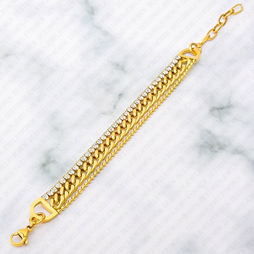 Designer Bracelet Bracelet for Women Bracelets Diamond Bangle Stainless Steel Bangles Luxury Jewlery Designer for Women Elegant Timeless Gift Premium