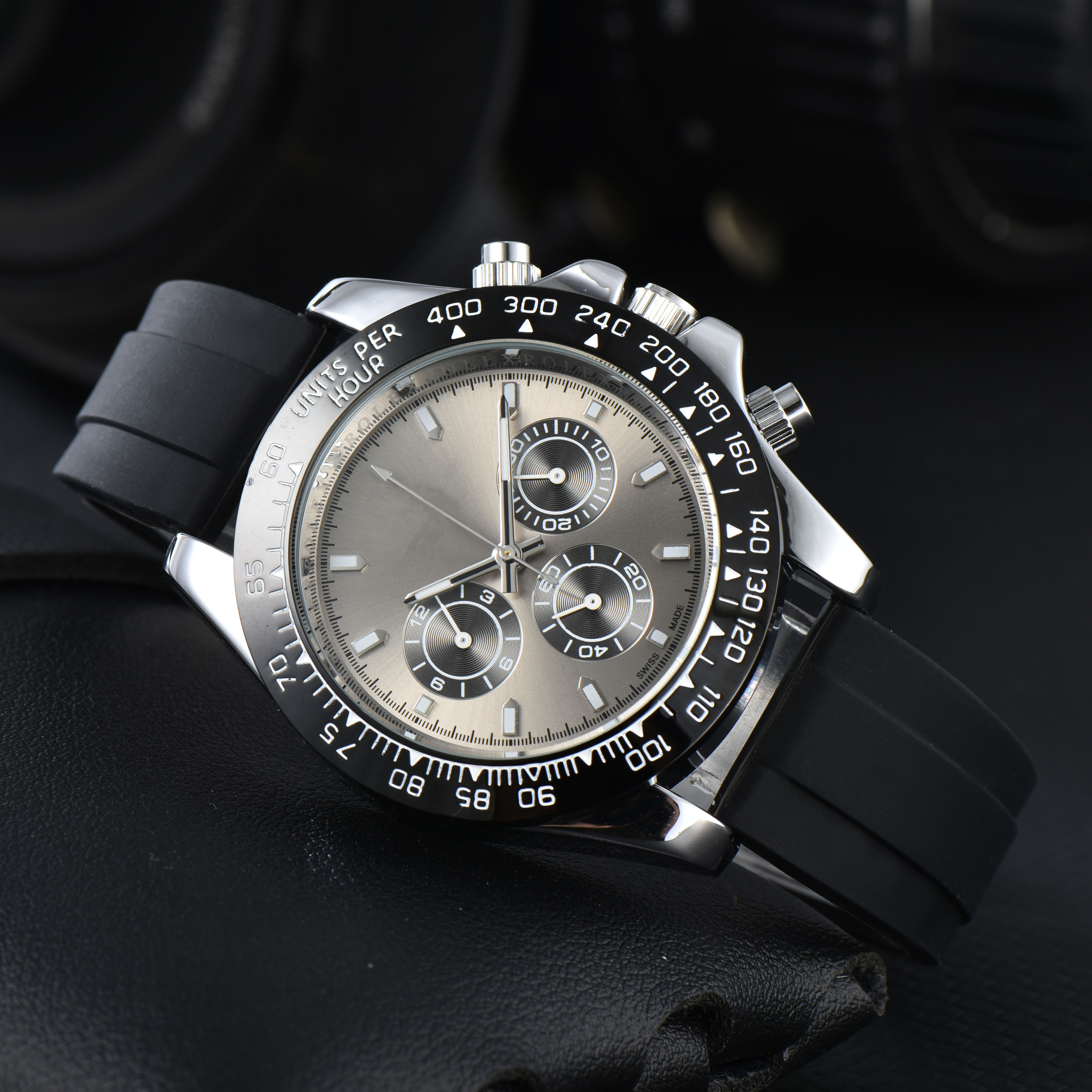 Mens DAYity TONASity Automatic quartz Movement watch multifunction Wristwatch Designers Men Watches Stainless Steel Strap Gold Wristwatches Montre de luxe #501