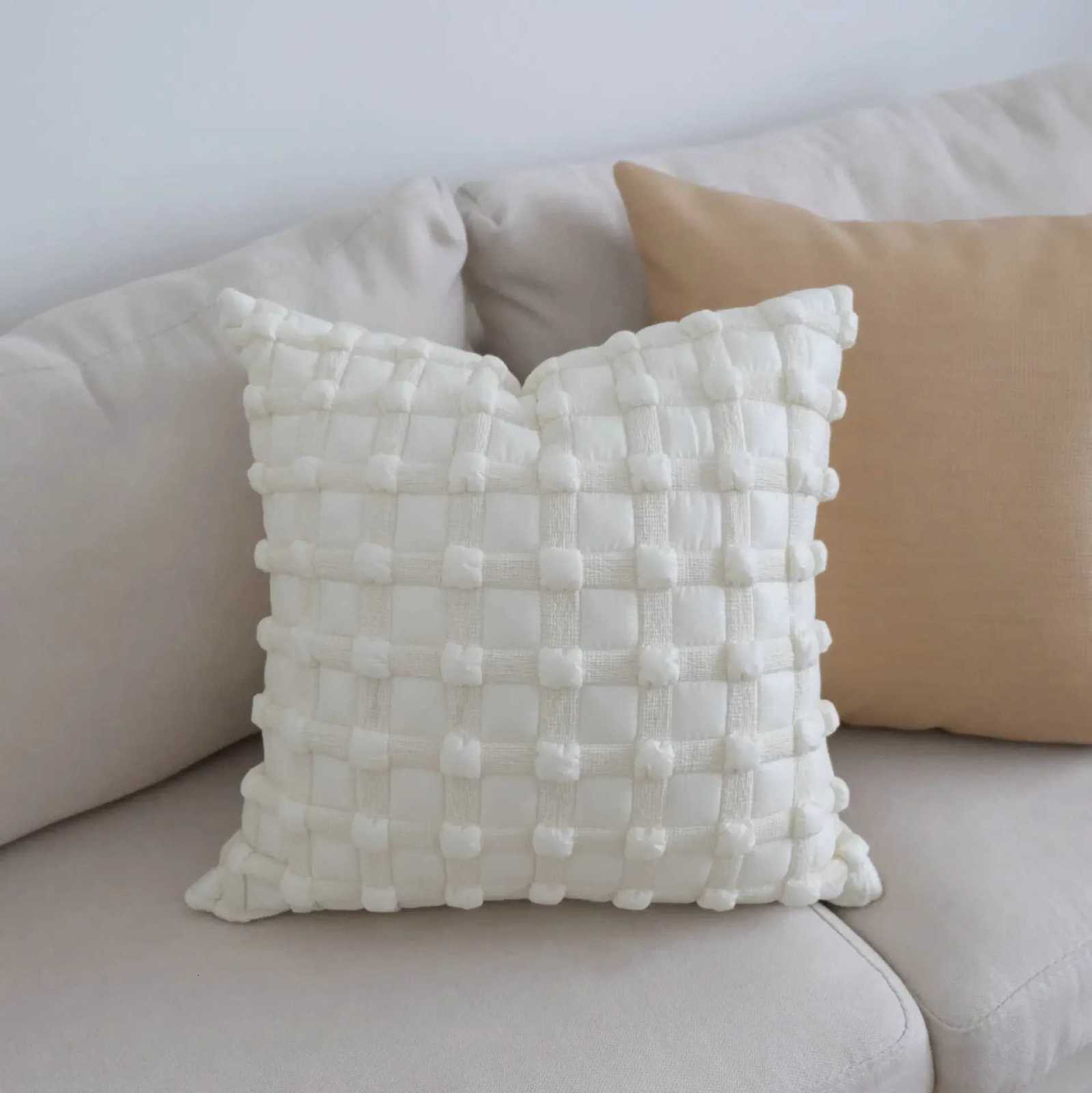 Modern Minimalist Cushion Cover Nordic Light Luxury Covers Decorative 3D Bubble Cushions Home Decor Luxury DesignerM251119