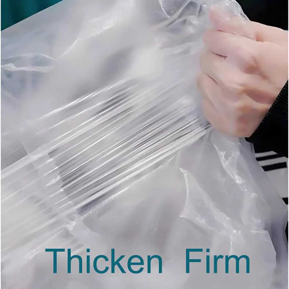 65Gallon 50Pcs 47x55in Black/Clear Big Leaf Bags Tall Kitchen Large Black Heavy Duty Trash Bag Larger And Thicker Garbage Bags C251119