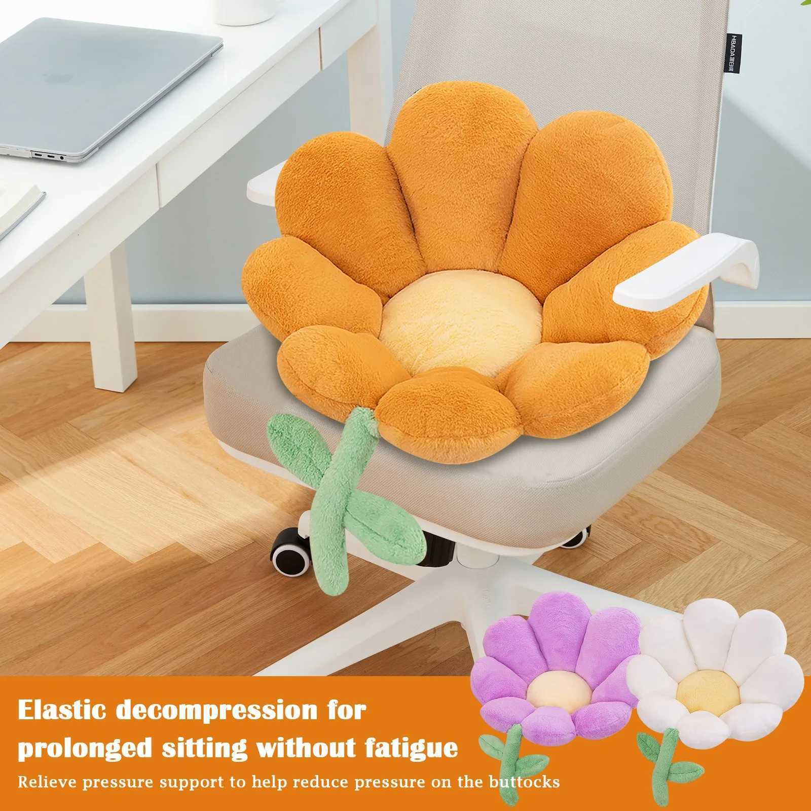 Lovely Office Chair Sitting Cushions Soft Floor Mattress Living Room Decorations Sofa Throw s Flower Cushion Chair CushionM251119
