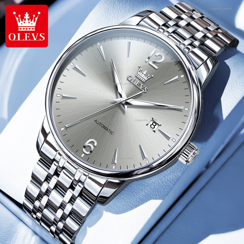 OLEVS Brand Designer Men's Watch A New Luxury Outdoor Waterproof Automatic Mechanical Hand Form Calendar Mechanical Success Men's Watch