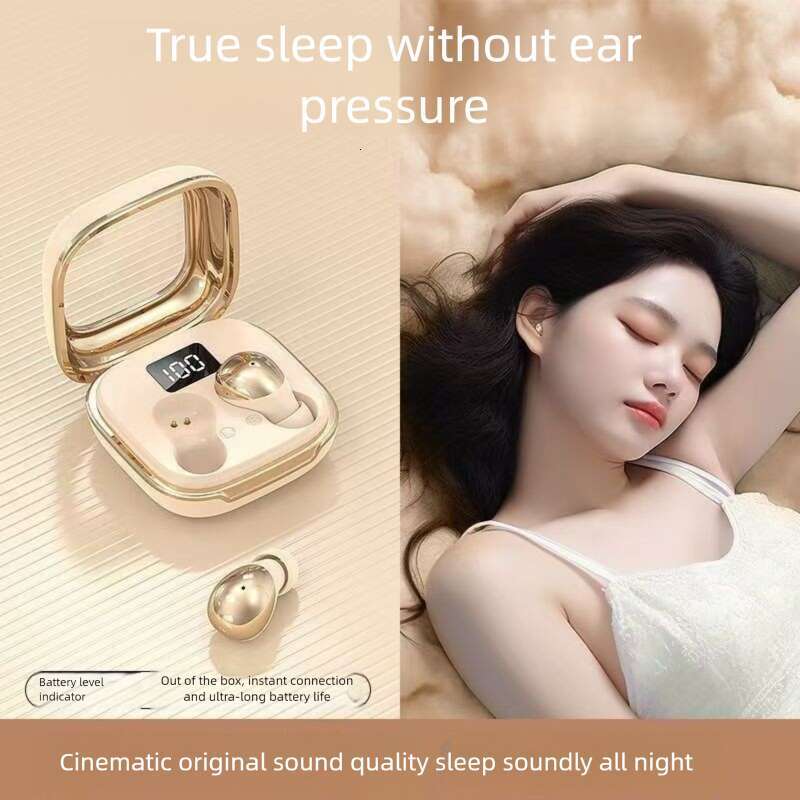 Brand Designer Niche New Pea-Style Bluetooth Long Battery Life Headphones & Earphones In-Ear Sleep Comfortable Painless Wireless Headphones