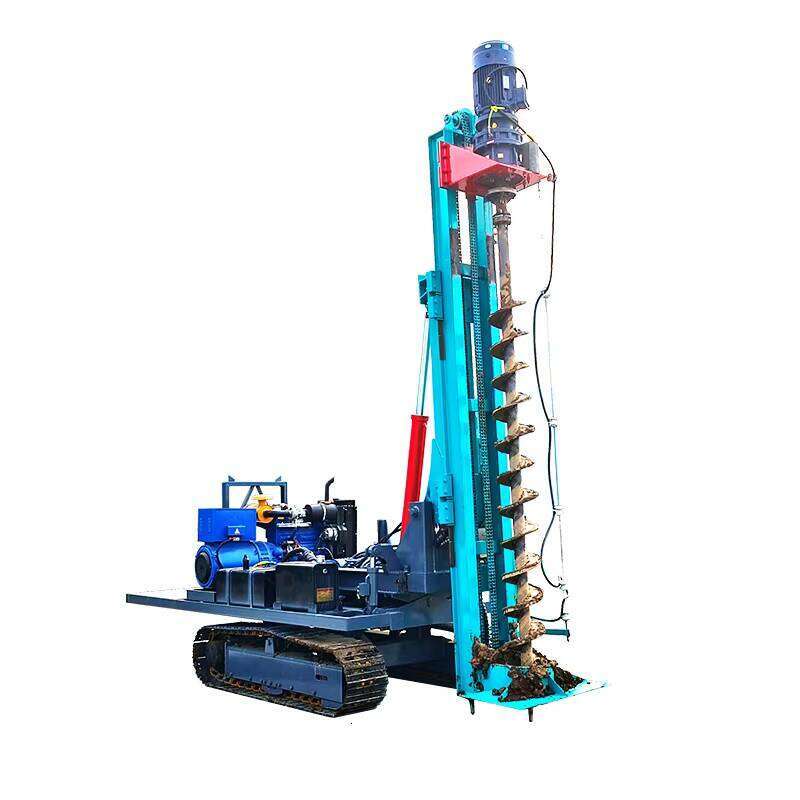 Mini Piling Machine diesel Drive Guardrail Pile Driver for Highway