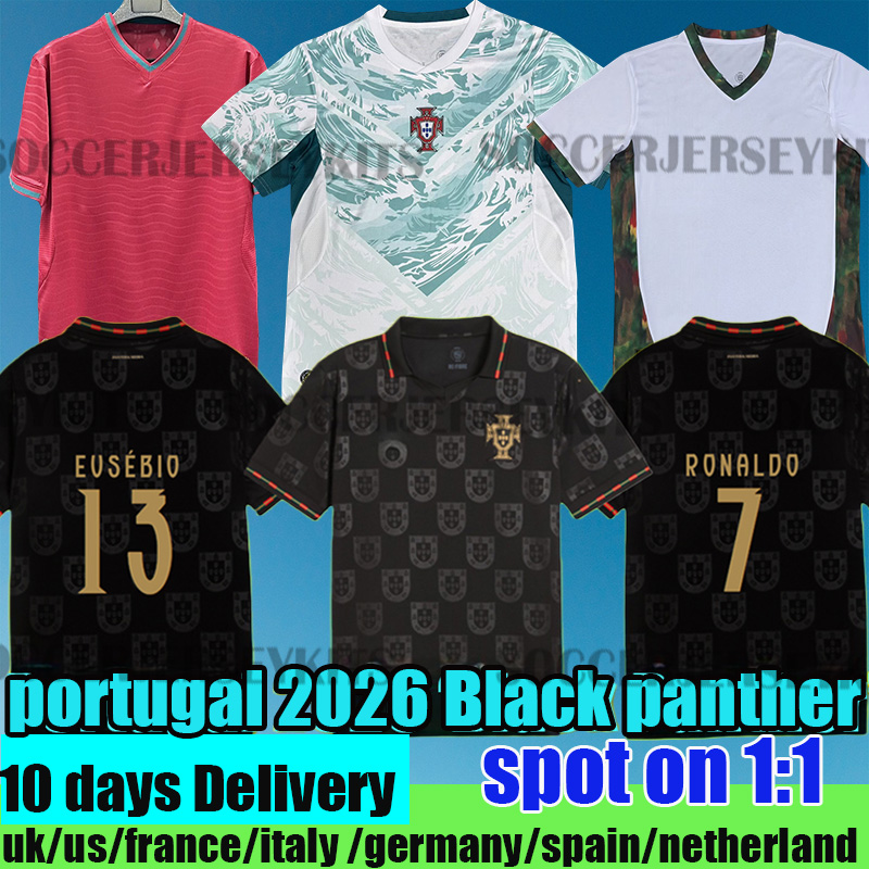 25 26RONALDO Portugal soccer jerseys Portuguese Bruno FERNANDES R. LEAO Portuguesa kit 2025 2026 Joao Felix Football shirt BERNARDO Men Women Kids Kit