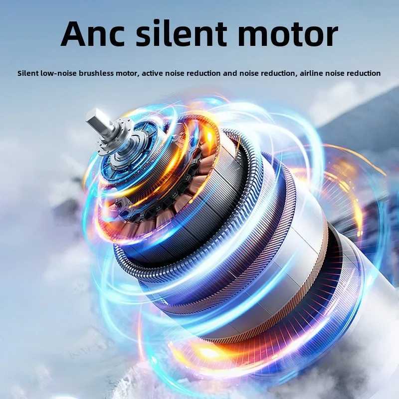 Ice Compression High Speed Cooling Fan Handheld Fan USB Charging Portable Mini Fan LED Digital Display Travel Camping Outdoor Z250419