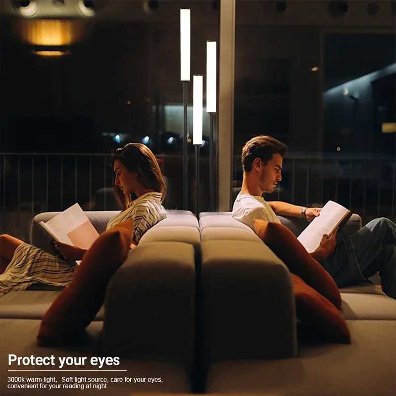 LED Shelf Floor Lamp Storage Standing Lighting Dimmable LED Floor lamp Indoor with remote control for Home Decoration Modern M251119