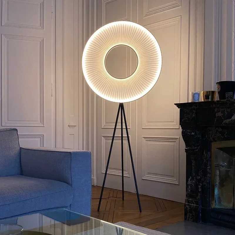 Minimalist Decorative Art Floor Lamp Nordic Fabric Pleated Bedside Lamp Living Room Sofa Corner Home Floor Lamp M251119