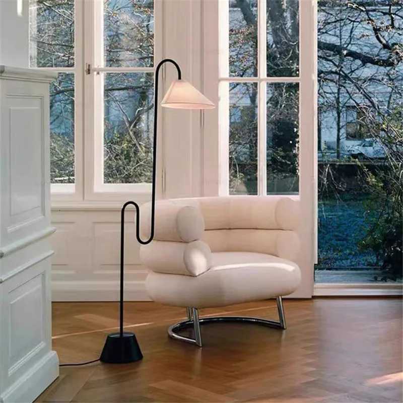 Middle Century Floor Lamp Unique Led Living Room Corner Lamp For Villa Bedroom Bedside Home Decor Simple Safa Side Reading Light M251119