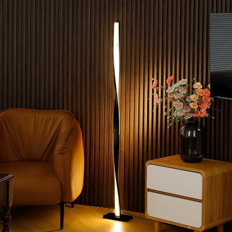 Floor standing ambient light ins style LED minimalist modern bedroom study bedside lamp reading sofa floor lamp living room M251119