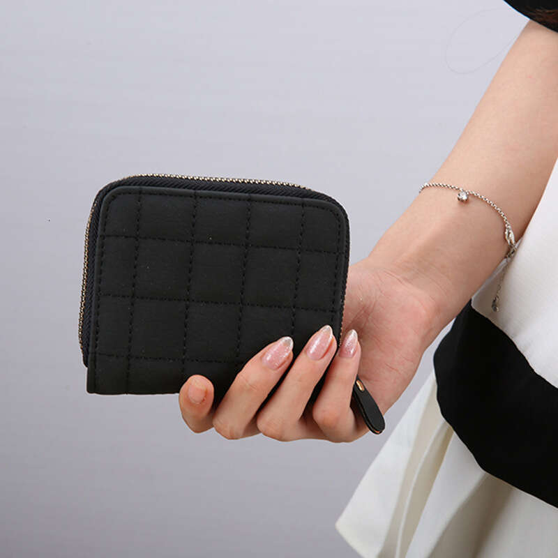 Mini Fashion Versatile Small Wallet Women's Bag Short Zipper Cute Change Student Embroidery
