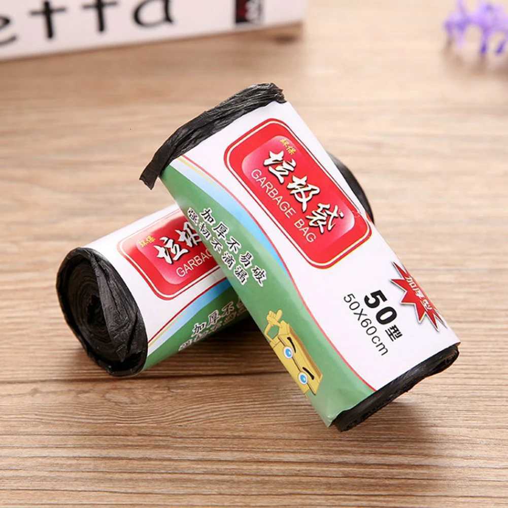 14Pcs Garbage Bag Heavy Duty Trash Bag Large Capacity Thickened Garbage Bag Leakproof Waste Bag for Kitchen Bathroom C251119