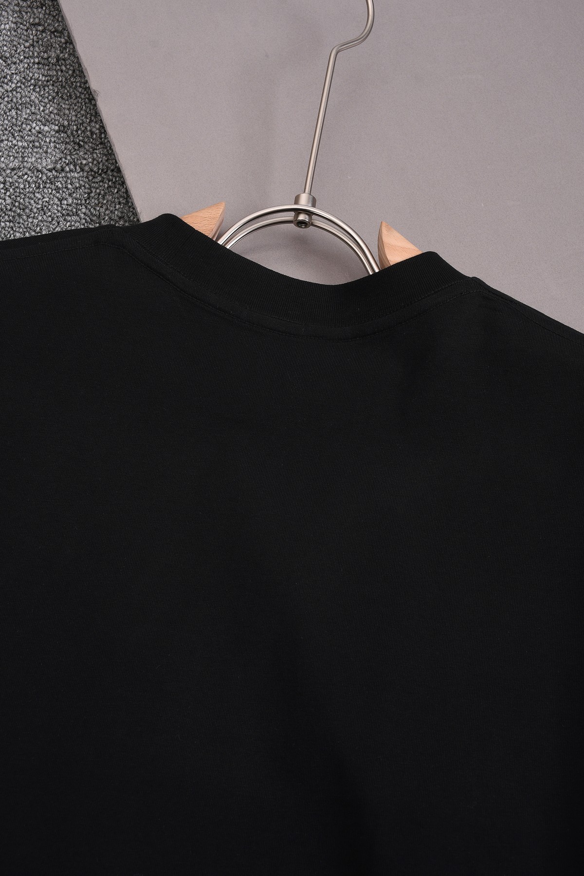DITX418 2025 Charm Relaxed Fit Beige Cotton Jersey unisex T-SHIRT