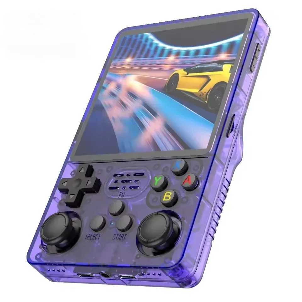 R36 64GB tra Retro Handheld Game Console 40-inch Open-Source Linux System Portable Video Player H251204