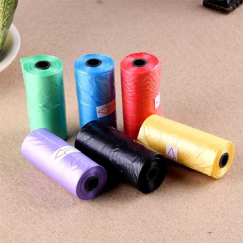 200pcs/10Rolls Pet Poop Bags Dog Cat Eco-Friendly Waste Pick Up Clean Bag Pet Accessories C251119
